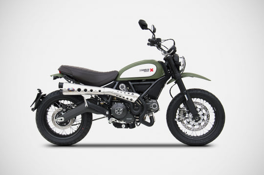ZARD EXHAUST HIGH MOUNTED FULL KIT Ducati SCRAMBLER 800 SPECIAL EDITION ZD779SKR