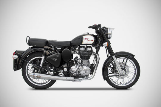 ZARD EXHAUST SILENCER ROYAL ENFIELD BULLET 350 500 CONICAL VERSION ZRE DennisPowerSport