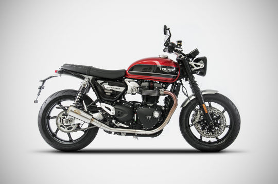 ZARD EXHAUST N. 2 SLIP-ONS Triumph SPEED TWIN M.Y. 2018-19 SP VERSION –  DennisPowerSport