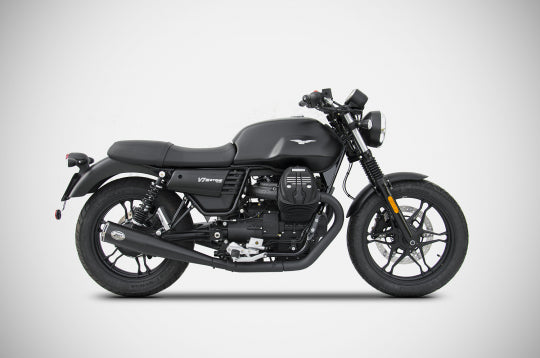 ZARD EXHAUST SILENCERS Moto Guzzi V7 III M.Y. 2017 ZUMA VERSION ZG083S DennisPowerSport