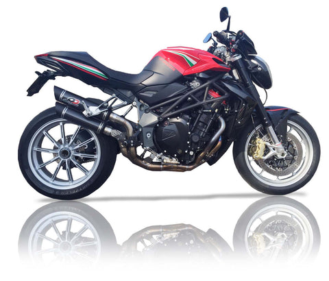 QD EXHAUST MV AGUSTA BRUTALE 910 / 1090, Twin muffler set Twin muffler set in Carbon Fiber
