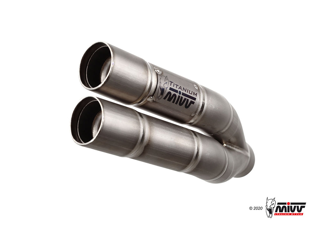 MIVV DUCATI MULTISTRADA 950 2017 > 2020 DOUBLE GUN TITANIUM Exhausts