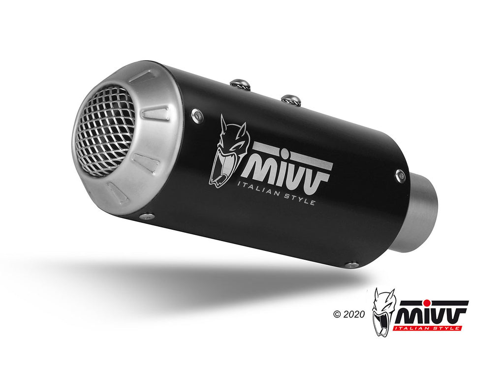 MIVV KTM 790 DUKE 2018 > 2020 MK3 BLACK STAINLESS STEEL Exhausts KT.020.SM3B