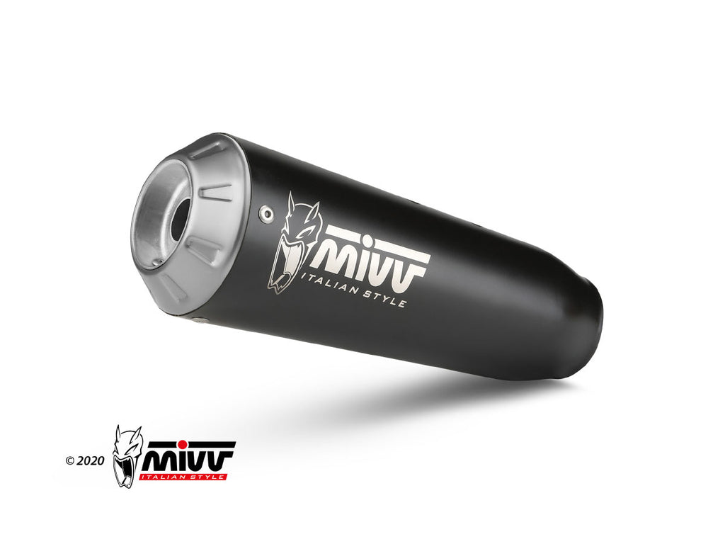 MIVV KTM 790 DUKE 2018 > 2020 X-M1 BLACK STAINLESS STEEL Exhausts KT.020.SC4B