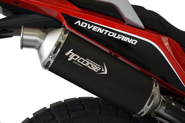 HP Corse SP-1 SHORT BLACK TITANIUM – MOTO MORINI X-CAPE 650 2022-2024