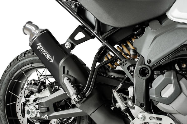 HP Corse SP-1 EVO SHORT BLACK TITANIUM – DUCATI DESERT X 950 2022-2024