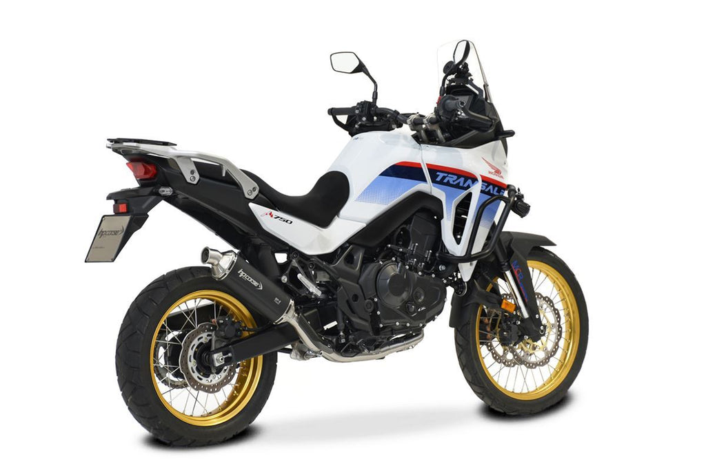 HP Corse SP-2 SHORT BLACK TITANIUM – HONDA XL750 TRANSALP 2023-2026
