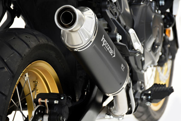 HP Corse SP-2 SHORT BLACK TITANIUM – HONDA XL750 TRANSALP 2023-2026