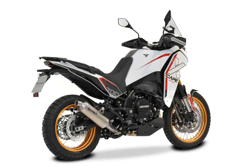HP Corse SP-1 EVO SHORT TITANIUM – MOTO MORINI X-CAPE 700 2025-2026
