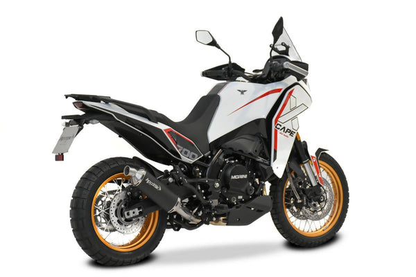 HP Corse SP-1 SHORT EVO BLACK TITANIUM – MOTO MORINI X-CAPE 700 2025-2026