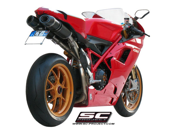 Picture of Pair of Oval carbon fibre exhaust