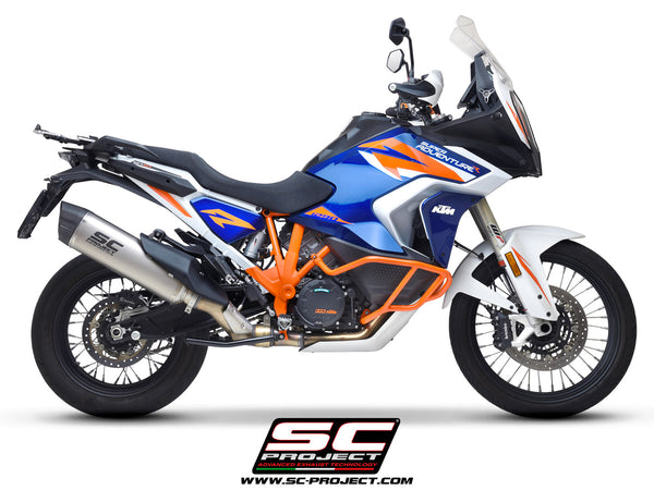 Picture of Adventure titanium exhaust, matt black