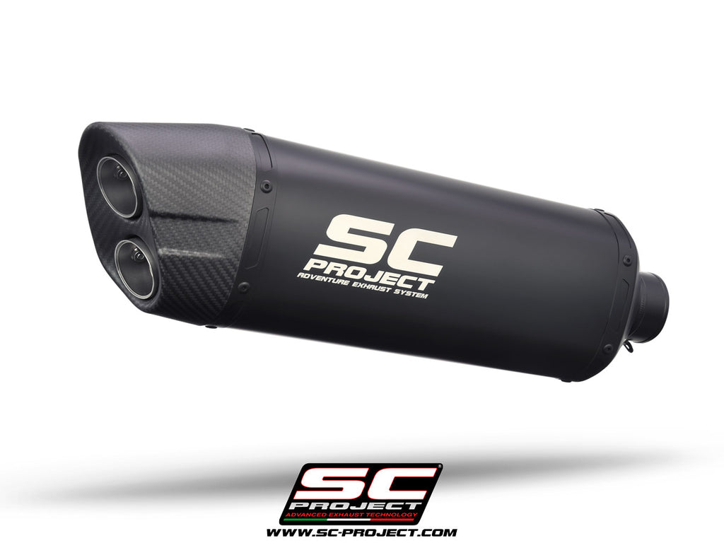 Picture of Adventure titanium exhaust, matt black