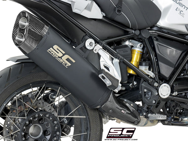 Picture of Adventure titanium exhaust, matt black