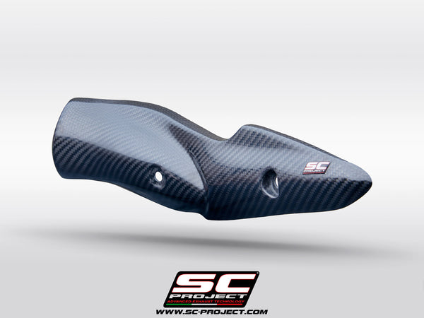Picture of carbon fibre heat shield protection