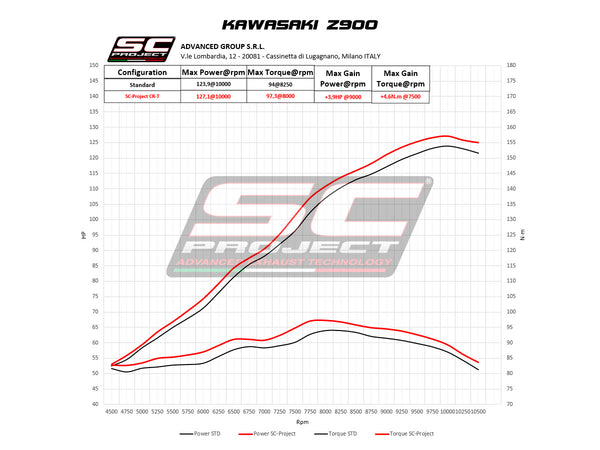 Picture of CR-T carbon fibre exhaust, with stoneguard grid