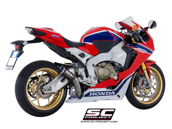 Picture of CR-T carbon fibre exhaust, high mount