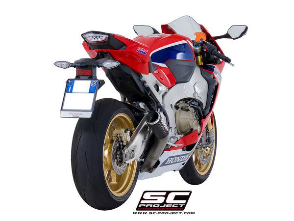 Picture of CR-T carbon fibre exhaust, high mount