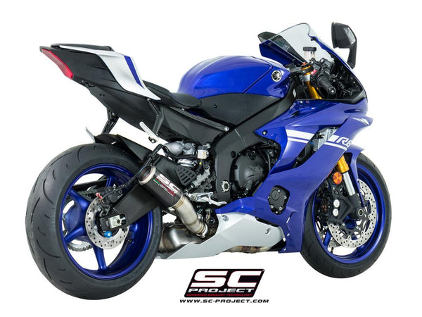 Picture of CR-T carbon fibre exhaust, high mount
