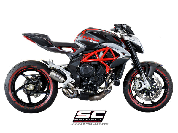 Picture of CR-T titanium exhaust, with welded sector link pipe