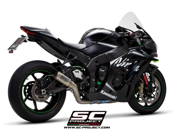 Picture of CR-T titanium exhaust, with de-cat link pipe