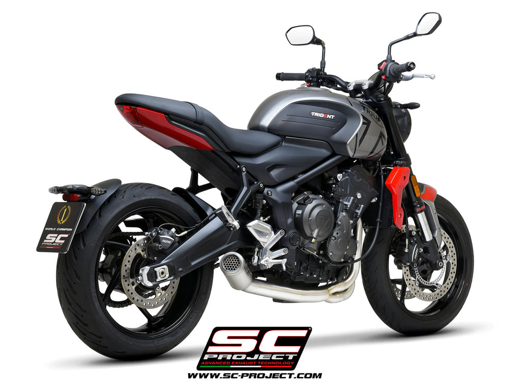 Picture of 3-1 Stainless steel full exhaust system, with CR-T titanium exhaust with stoneguard grid