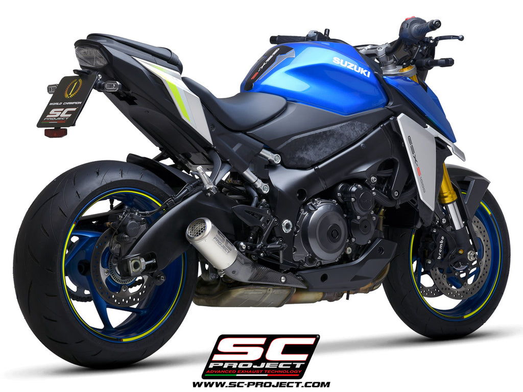 Picture of CR-T titanium exhaust, with stoneguard grid