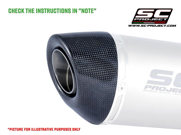 Picture of dB-killer for Conic / Oval exhaust, with circlip