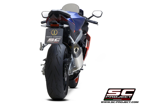 Picture of 2-1 Stainless steel full exhaust system, with SC1-R titanium exhaust