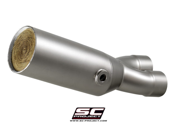 Picture of 2-1 Stainless steel full exhaust system, with Conico 70s stainless steel exhaust, matt black
