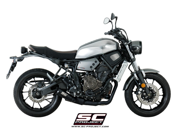 Picture of 2-1 Stainless steel full exhaust system, with Conico 70s stainless steel exhaust, matt black