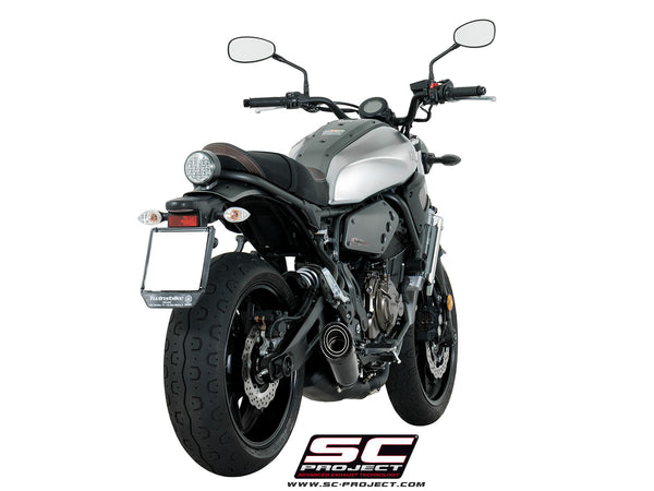 Picture of 2-1 Stainless steel full exhaust system, with S1 titanium exhaust, matt black
