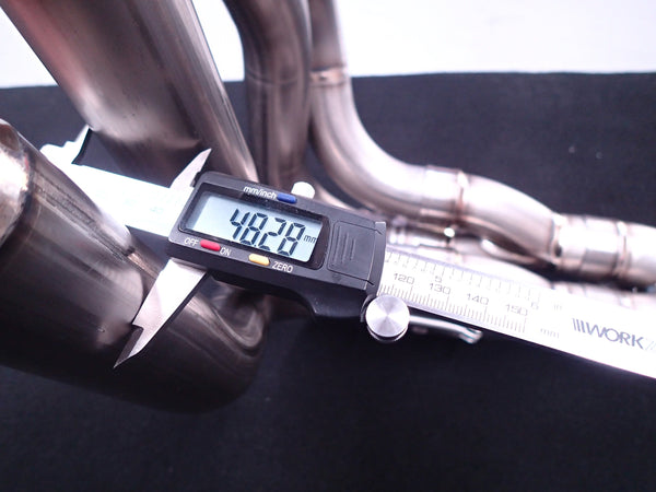 Kawasaki Ninja H2 & H2R Vandemon Polished Titanium Exhaust System
