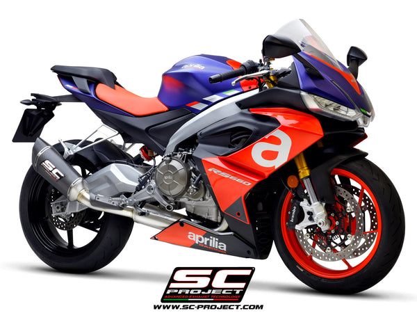 Picture of 2-1 Stainless steel full exhaust system, with SC1-R carbon fibre exhaust