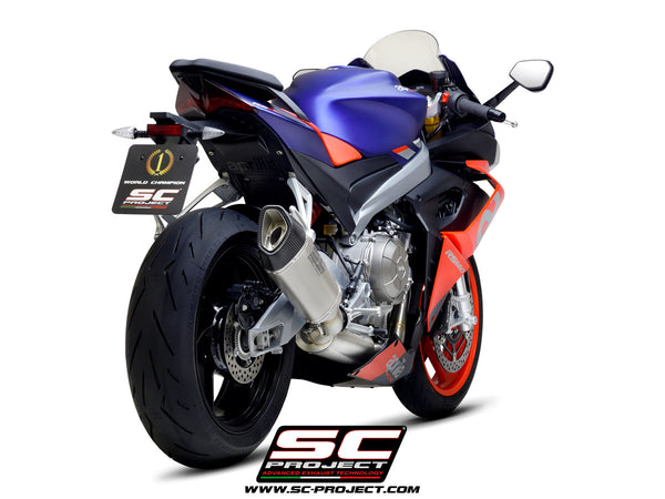 Picture of 2-1 Stainless steel full exhaust system, with SC1-R titanium exhaust