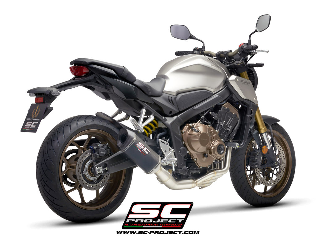 Picture of 4-1 Stainless steel full exhaust system, with SC1-M carbon fibre exhaust