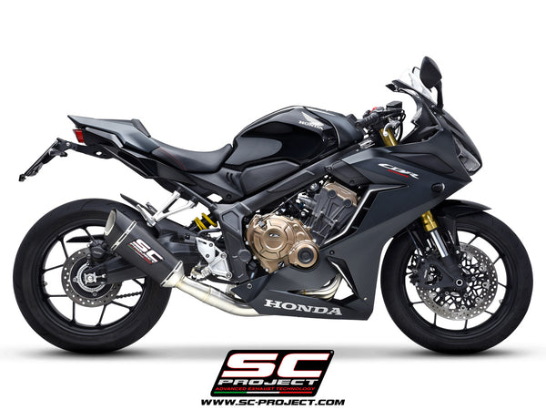 Picture of 4-1 Stainless steel full exhaust system, with SC1-R carbon fibre exhaust
