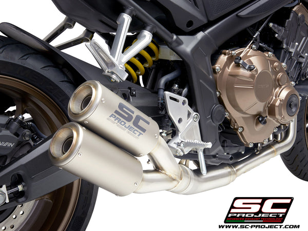 Picture of 4-1 Stainless steel full exhaust system, with Twin CR-T titanium exhaust