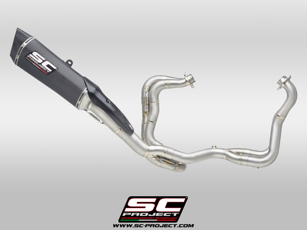 Picture of 4-2-1 Titanium full exhaust system, with SC1-R carbon fibre exhaust (250 mm)