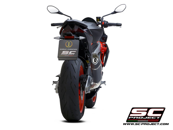 Picture of 2-1 "Trofeo" full exhaust system titanium, with SC1-R carbon fibre exhaust
