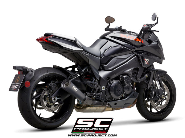 Picture of Metal Black stainless steel exhaust, with black anodised CNC machined end cap