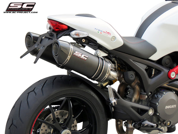 Picture of Pair of Oval carbon fibre exhaust