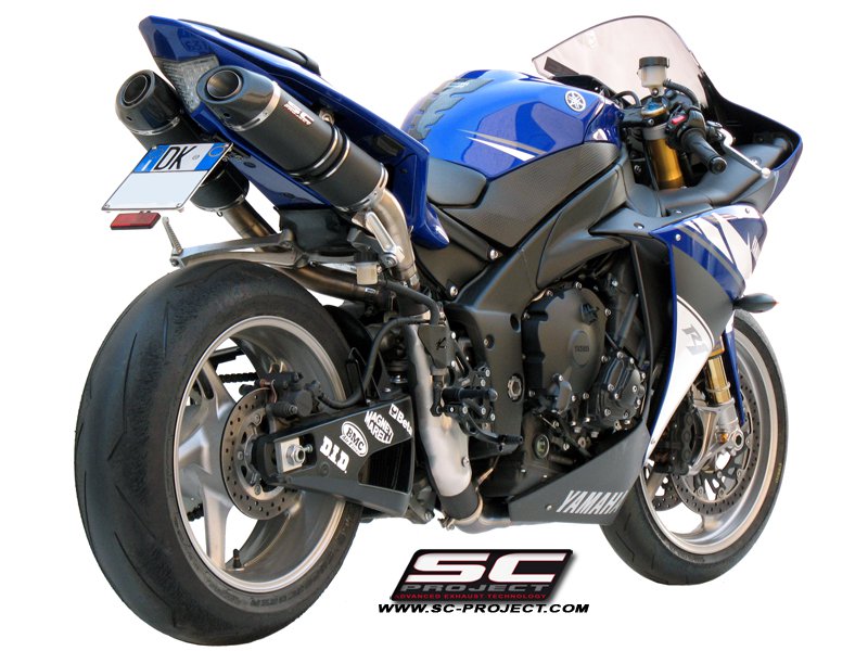 Picture of Pair of Oval titanium exhaust