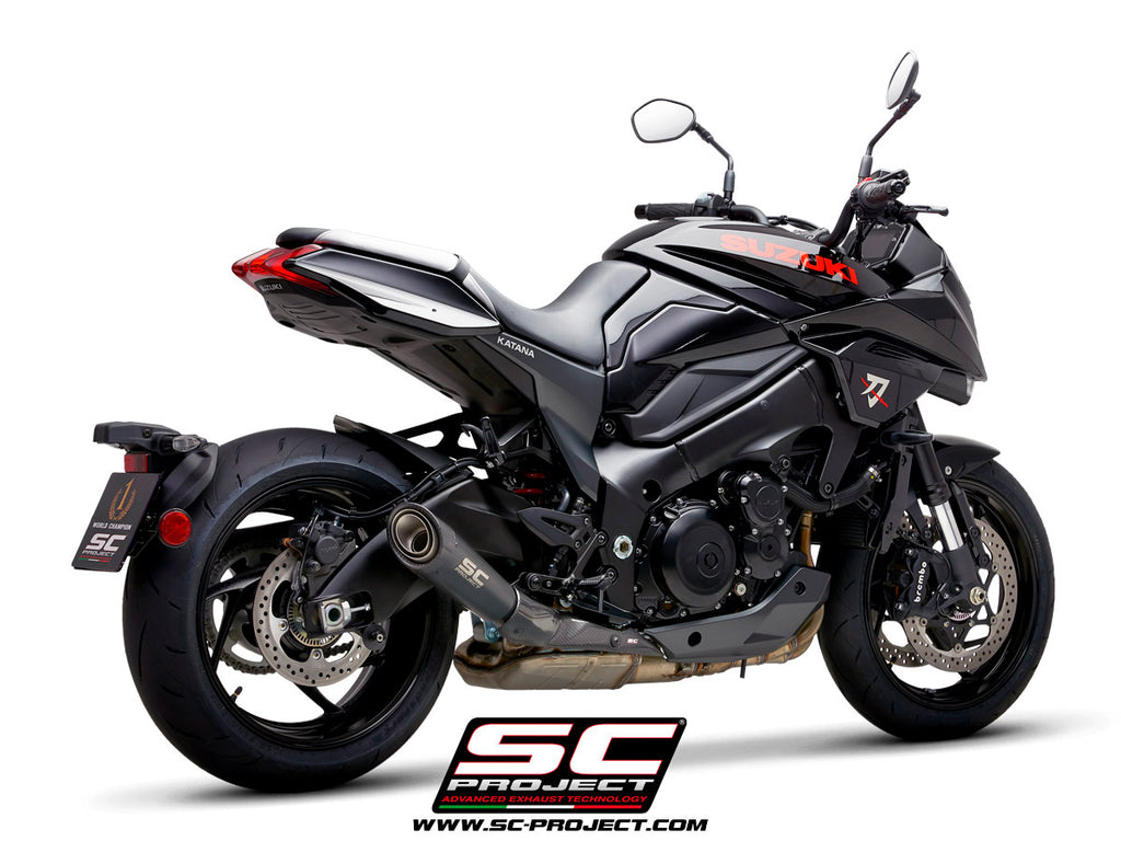 Picture of S1 stainless steel exhaust, matt black