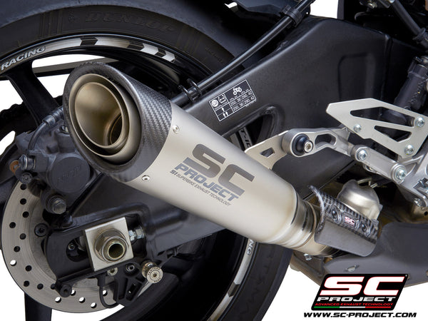 Picture of S1 titanium exhaust