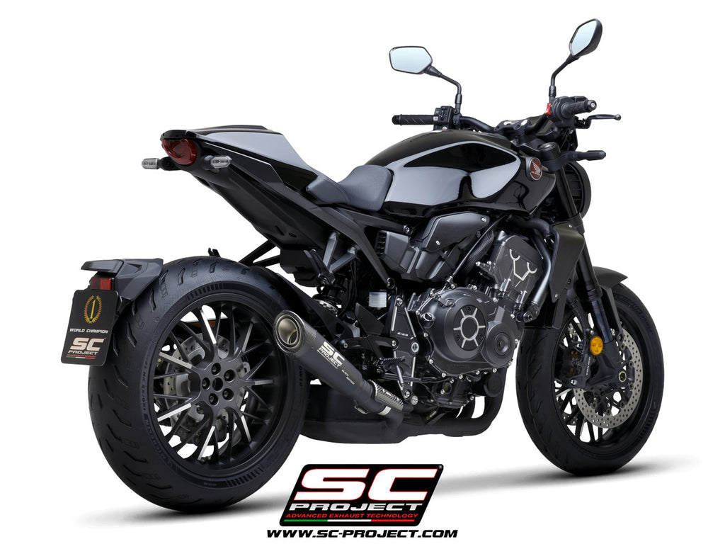 Picture of S1 titanium exhaust, matt black