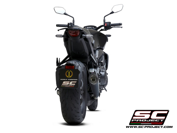 Picture of S1 titanium exhaust, matt black