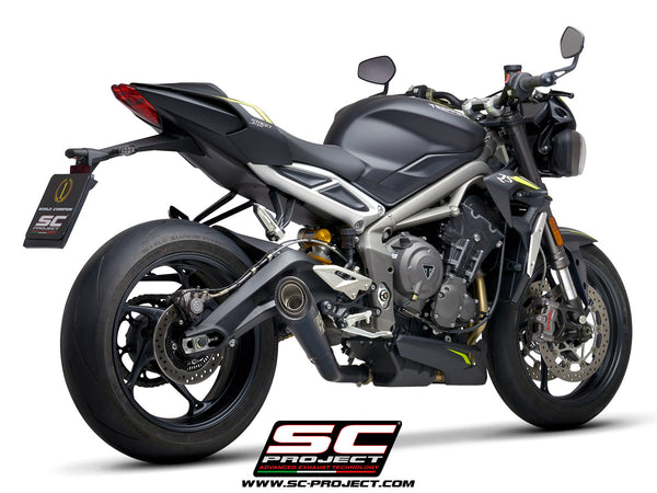 Picture of S1 titanium exhaust, matt black