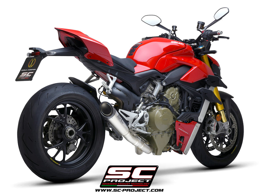 Picture of 2-1 Half-system titanium, with S1 titanium exhaust