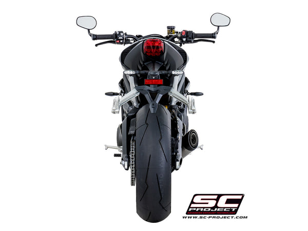 Picture of S1 titanium exhaust, with welded sector link pipe